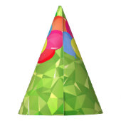 Hammyville - Schattigee Hamster Lime Groene Parelt Feesthoedjes (Achterkant)