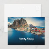 Hamnøy Noorwegen gestilized Briefkaart (Voorkant / Achterkant)
