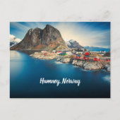 Hamnøy Noorwegen gestilized Briefkaart (Voorkant)