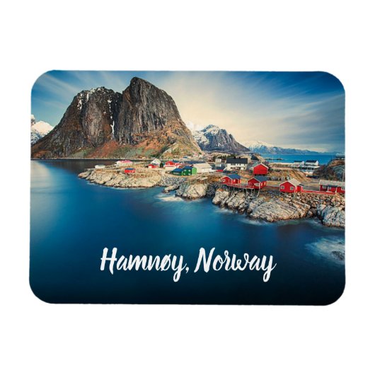 Hamnøy Noorwegen gestilized Magnet Magneet (Horizontaal)