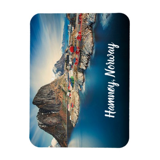 Hamnøy Noorwegen gestilized Magnet Magneet (Verticaal)