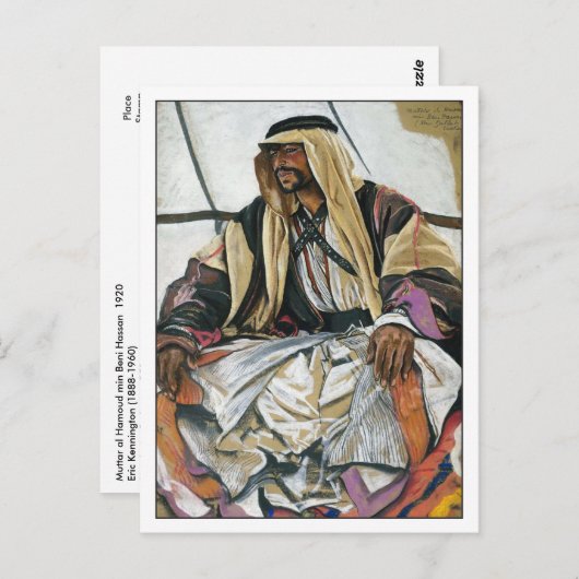 Hamoud Hassan van Eric Kennington Briefkaart (Voorkant / Achterkant)