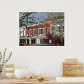 Hampden Rowhouse - groot Poster (Keuken)