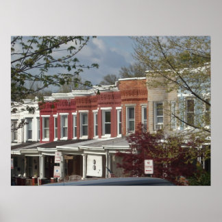Hampden Rowhouse - groot Poster