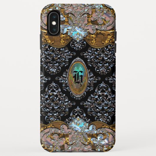 Hampershire Elegant Unique Monogram Case-Mate iPhone Case (Achterkant)