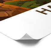 Hampi India Reisprint Poster (Hoek)