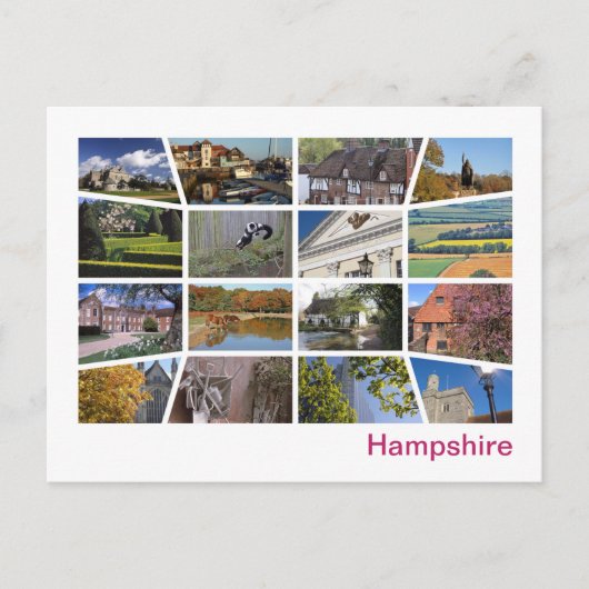 Hampshire 2 briefkaart (Voorkant)