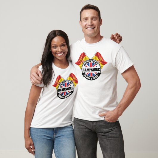 Hampshire Born en Bred T-shirt (Unisex)