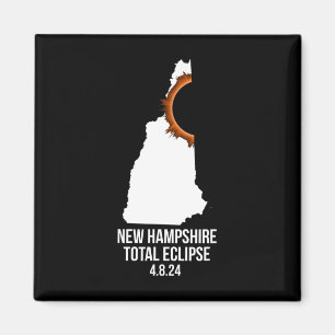 Hampshire Eclipse Idee Mannen#39; s New Hampshire Magneet