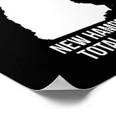 Hampshire Eclipse Idee Mannen#39; s New Hampshire Poster (Hoek)