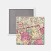 Hampshire & Hampden counties Magneet (Voorkant / Achterkant)