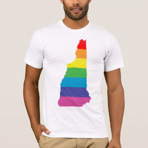 hampshire pride. gestript. t-shirt
