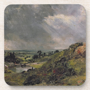 Hampstead Heath, Branch Hill Pond, 1828 Bier Onderzetter