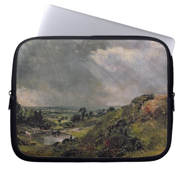 Hampstead Heath, Branch Hill Pond, 1828 Laptop Sleeve (Voorkant)