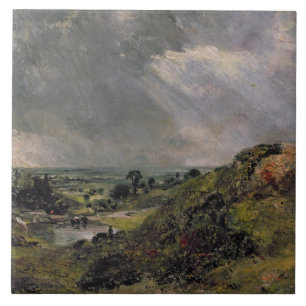 Hampstead Heath, Branch Hill Pond, 1828 Tegeltje