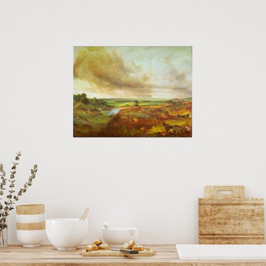 Hampstead Heath door John Constable Poster (Keuken)