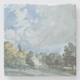 Hampstead Heath (door John Constable) Stenen Onderzetter