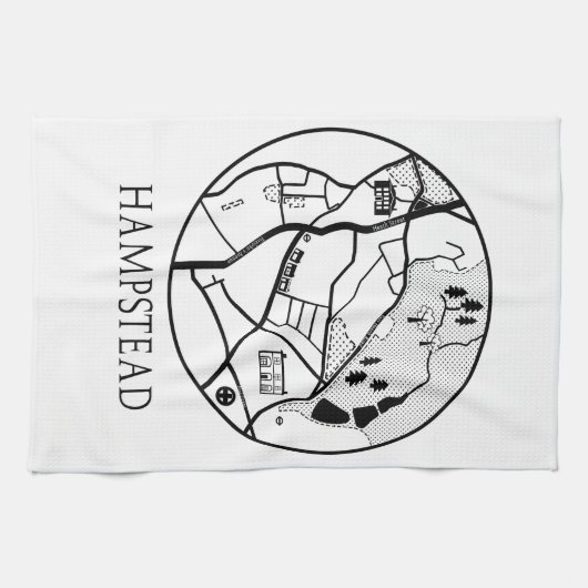 Hampstead Tea Towel Theedoek (Horizontaal)