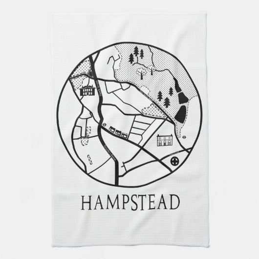 Hampstead Tea Towel Theedoek (Verticaal)