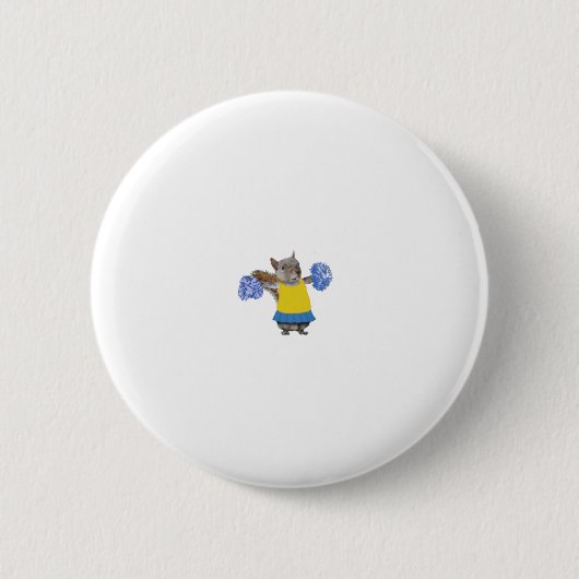 Hampster Cheerleading Ronde Button 5,7 Cm (Voorkant)