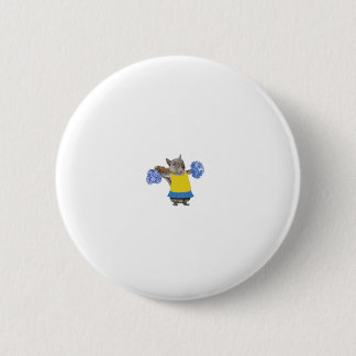 Hampster Cheerleading Ronde Button 5,7 Cm