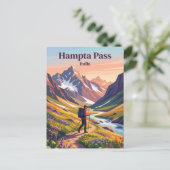 Hampta Pass India Briefkaart (Staand voorkant)