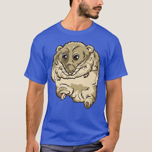 Hampter Funny Hamster Meme Premium T-shirt (Voorkant)