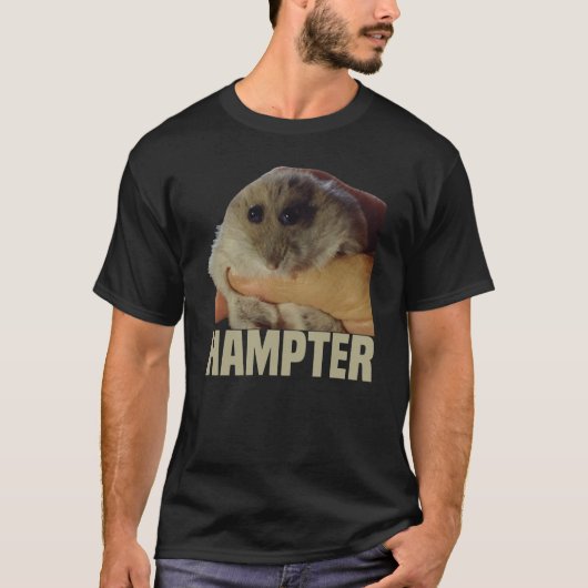 Hampter Meme Gif Funny Hamster T-shirt (Voorkant)