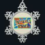 Hampton Beach #2 New Hampshire NH Travel Souvenir Tin Sneeuwvlok Ornament<br><div class="desc">Hampton Beach #2,  New Hampshire NH

Een nostalgisch,  vintage reissouvenir briefkaart afbeelding,  een authentiek retrodesign. Groeten van de Amerikaanse Travelog Virtual Touring Company!</div>