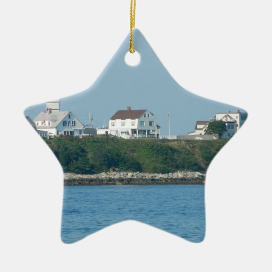 Hampton Beach - Beach Houses Keramisch Ornament (Voorkant)