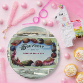 Hampton Beach Briefkaart Borden 9 " Papieren Bordje (Feest)