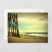 Hampton Beach Fence Briefkaart (Voorkant / Achterkant)