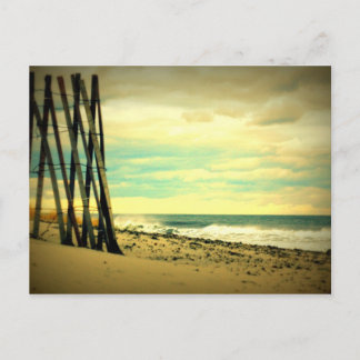 Hampton Beach Fence Briefkaart