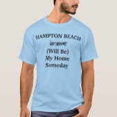 HAMPTON BEACH Home op een dag T-shirt (Voorkant)