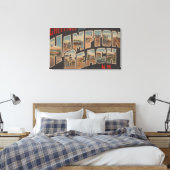 Hampton Beach, New Hampshire - Large Letter 2 Canvas Afdruk (Insitu (Slaapkamer))