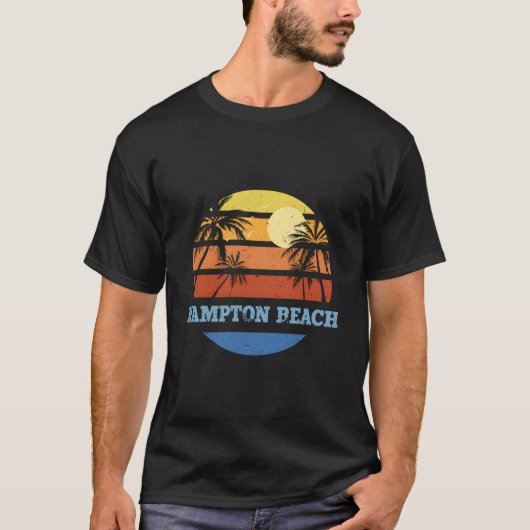 Hampton Beach New Hampshire Nh Beach Us Cities T-shirt (Voorkant)