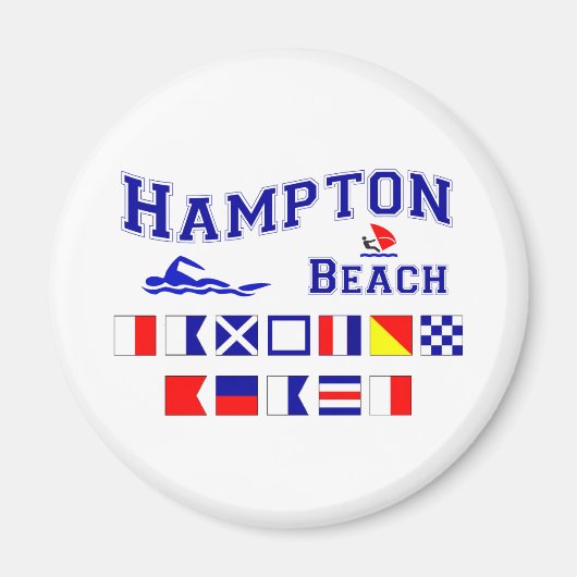 Hampton Beach, NH Magneet (Voorkant)