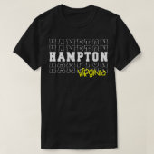 Hampton city Virginia Hampton VA T-shirt (Design voorkant)