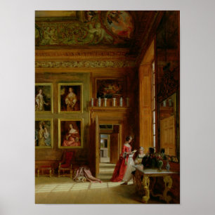 Hampton Court, 1849 Poster