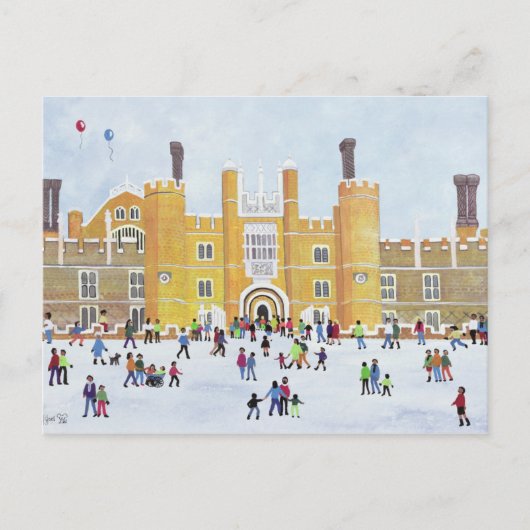 Hampton Court Front 1991 Briefkaart (Voorkant)