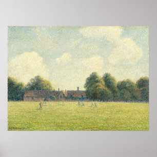 Hampton Court Green - Camille Pissarro Fine Art Poster