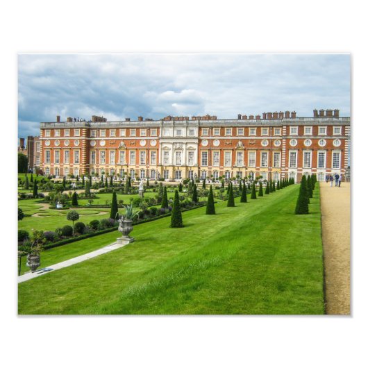 Hampton Court Palace, Londen - Foto Print Afdruk (Voorkant)