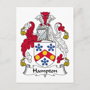 Hampton Family Crest Briefkaart