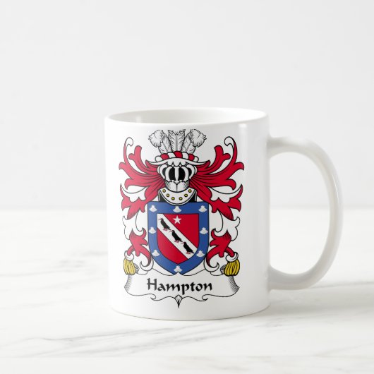 Hampton Family Crest Koffiemok (Rechts)