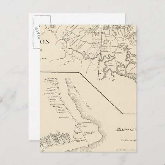 Hampton, Hampton Beach Briefkaart (Voorkant / Achterkant)