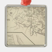 Hampton, Hampton Beach Metalen Ornament (Voorkant)