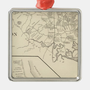 Hampton, Hampton Beach Metalen Ornament