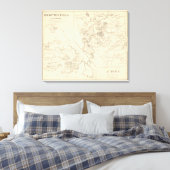 Hampton Herfsten, Auburn Canvas Afdruk (Insitu (Slaapkamer))