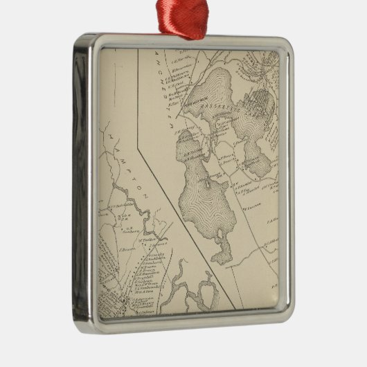 Hampton Herfsten, Auburn Metalen Ornament (Rechts)