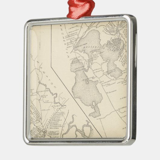 Hampton Herfsten, Auburn Metalen Ornament (Links)